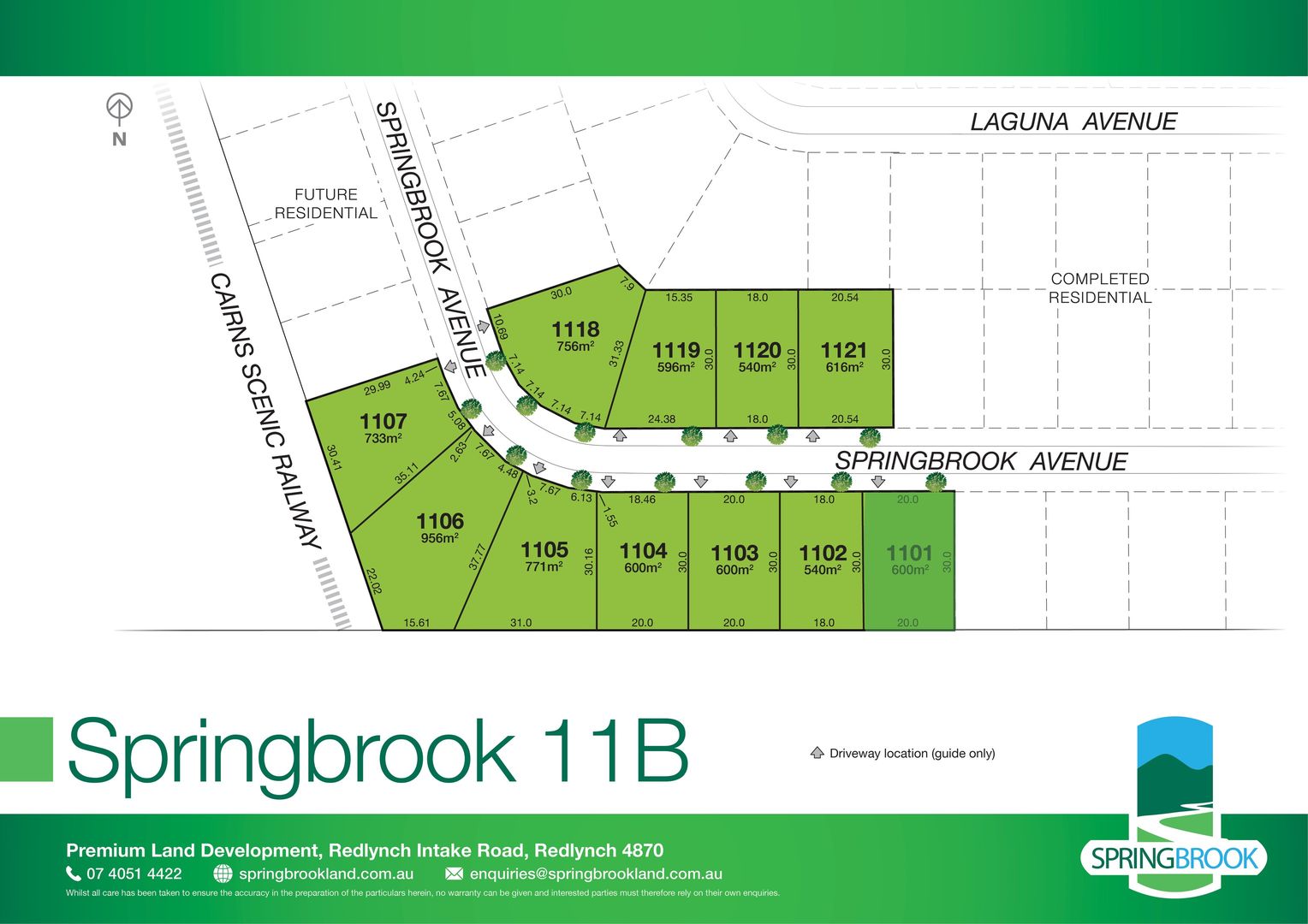 Lot 1101 Springbrook Avenue, Redlynch QLD 4870, Image 2