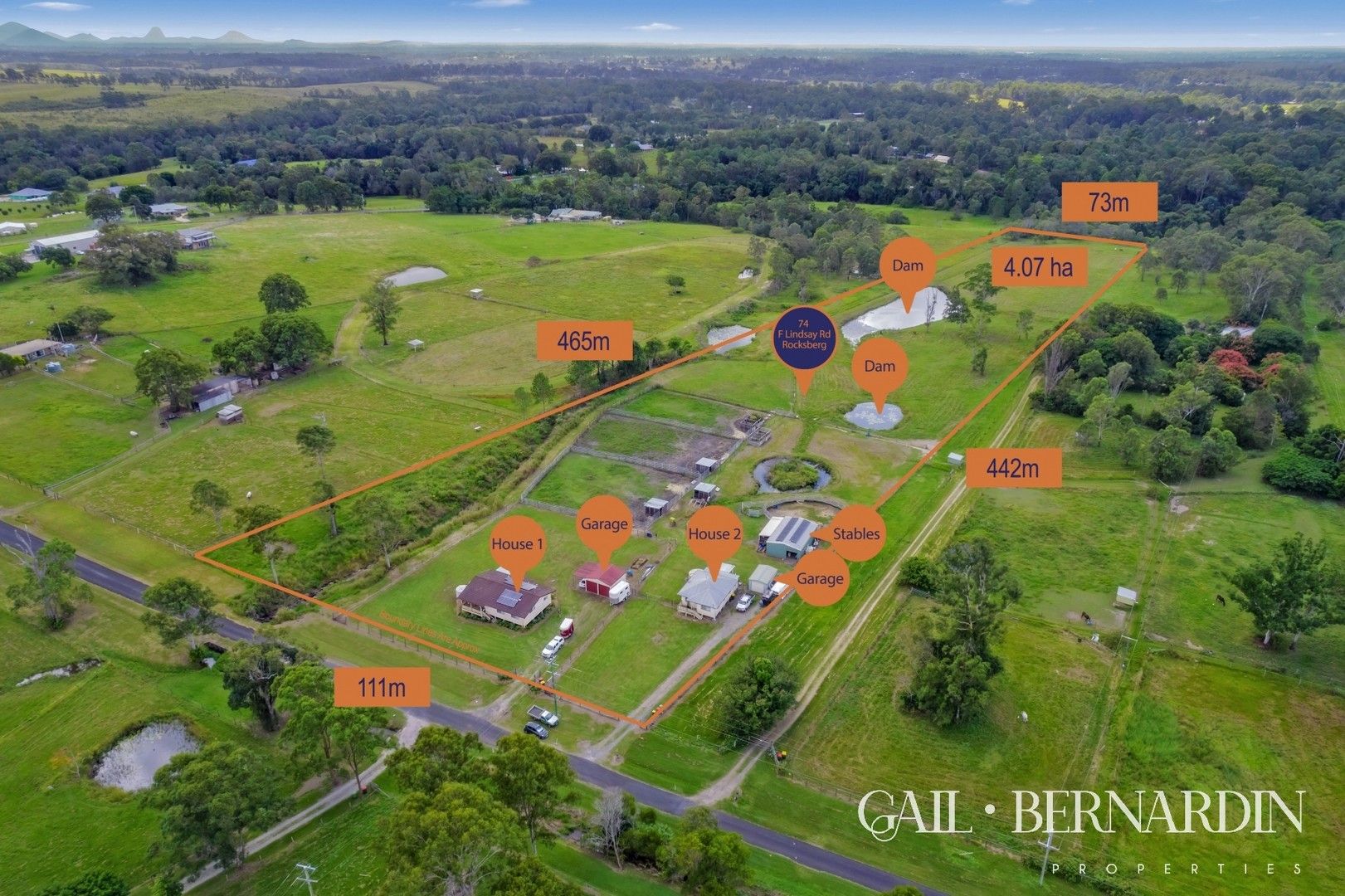 5 bedrooms Acreage / Semi-Rural in 74-84 F Lindsay Road ROCKSBERG QLD, 4510