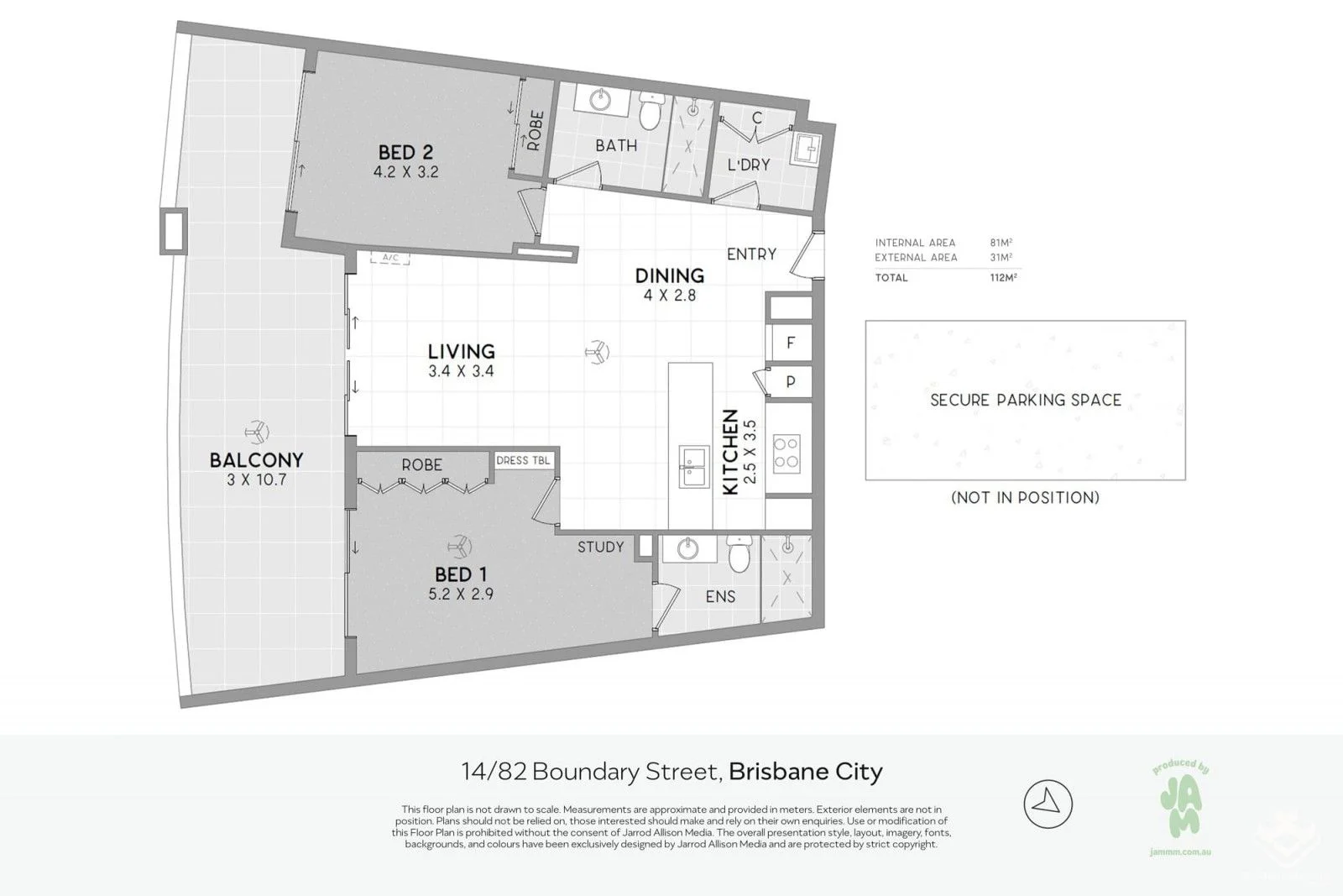 Additional image 23 of ID:21172882/82 Boundary Street, Brisbane City QLD 4000