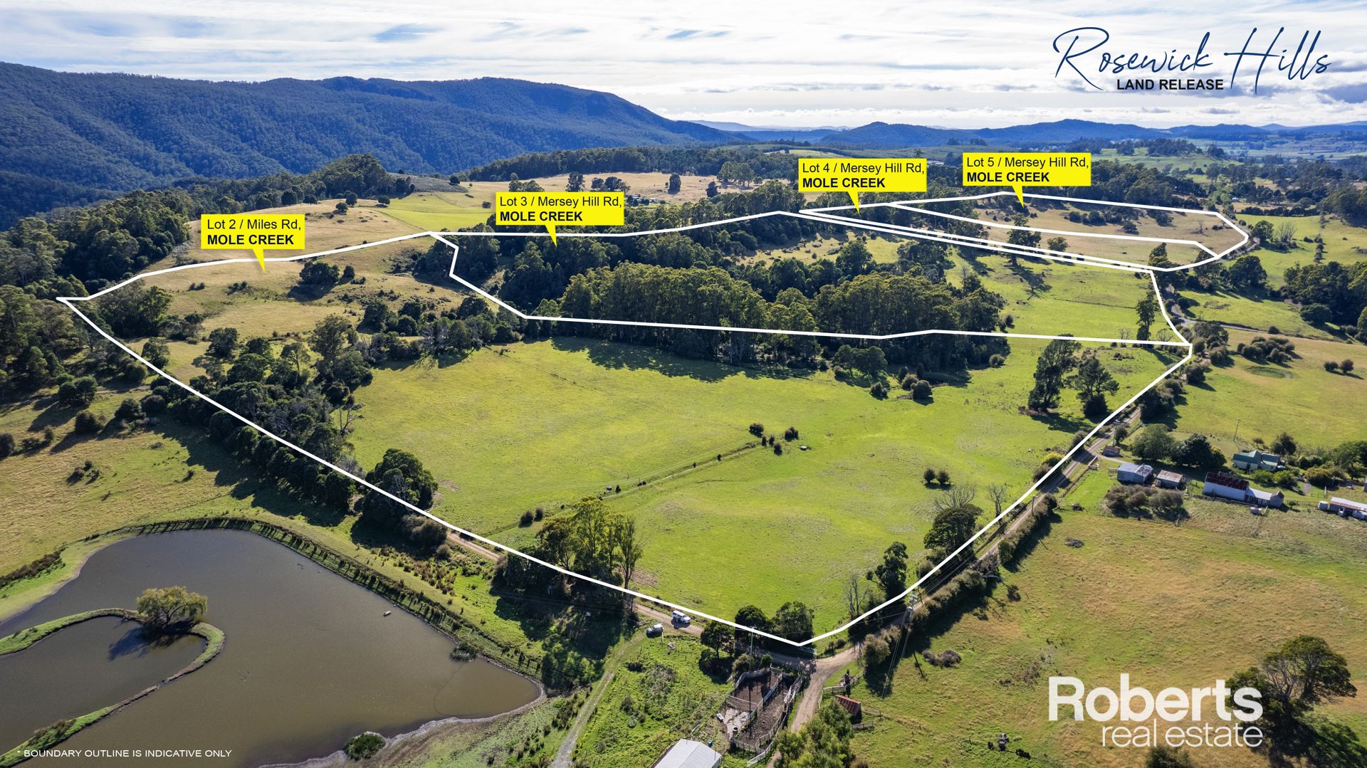 Lot 2 - 5 Miles Road & Mersey Hill Road, Mole Creek TAS 7304, Image 0