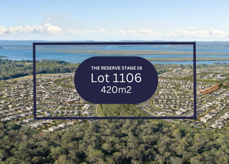 New land in Lot 1106 Stage 16, Shoreline, REDLAND BAY QLD, 4165