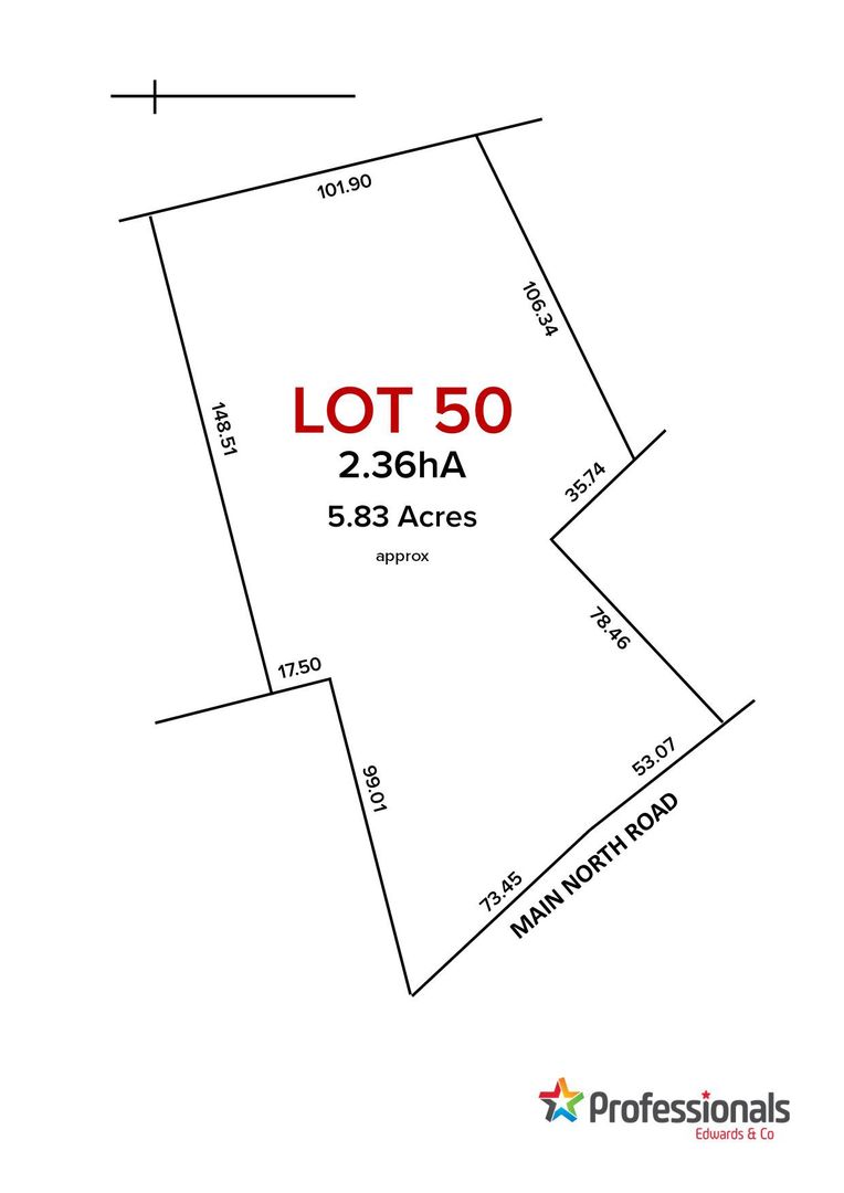 Lot 50 Main North Road, Sevenhill SA 5453, Image 1