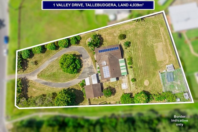 Picture of 1 Valley Drive, TALLEBUDGERA QLD 4228