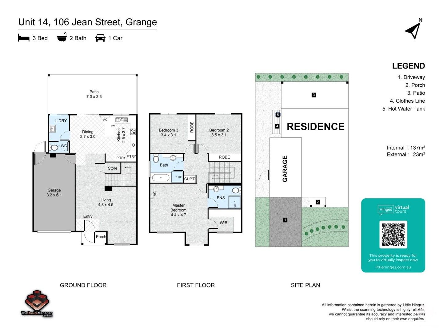 3 bedrooms Townhouse in ID:21162081/106 Jean Street GRANGE QLD, 4051