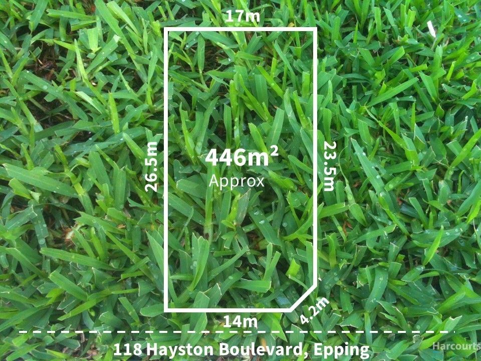Vacant land in 118 Hayston Boulevard, EPPING VIC, 3076