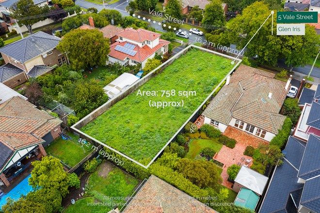 Picture of 5 Vale Street, GLEN IRIS VIC 3146