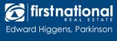 Logo for First National Real Estate Edward Higgens Parkinson 