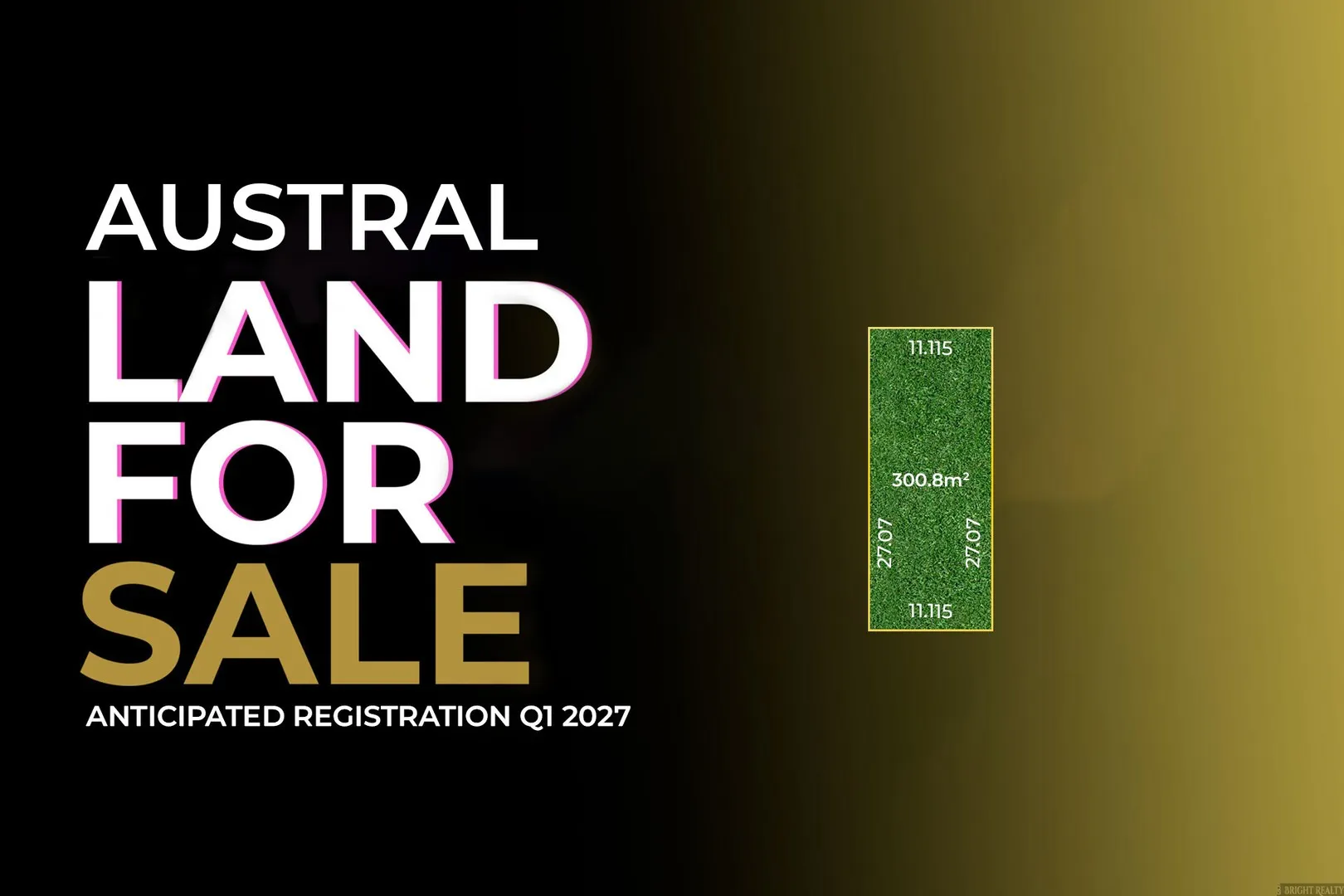 Land for Sale - Prime Location in Austral - Anticipated registration Q1 2027), Austral