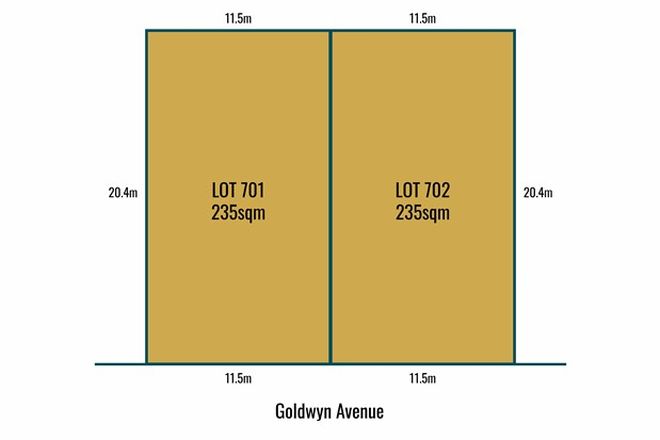 Picture of Lot 701 Goldwyn Avenue, SALISBURY DOWNS SA 5108