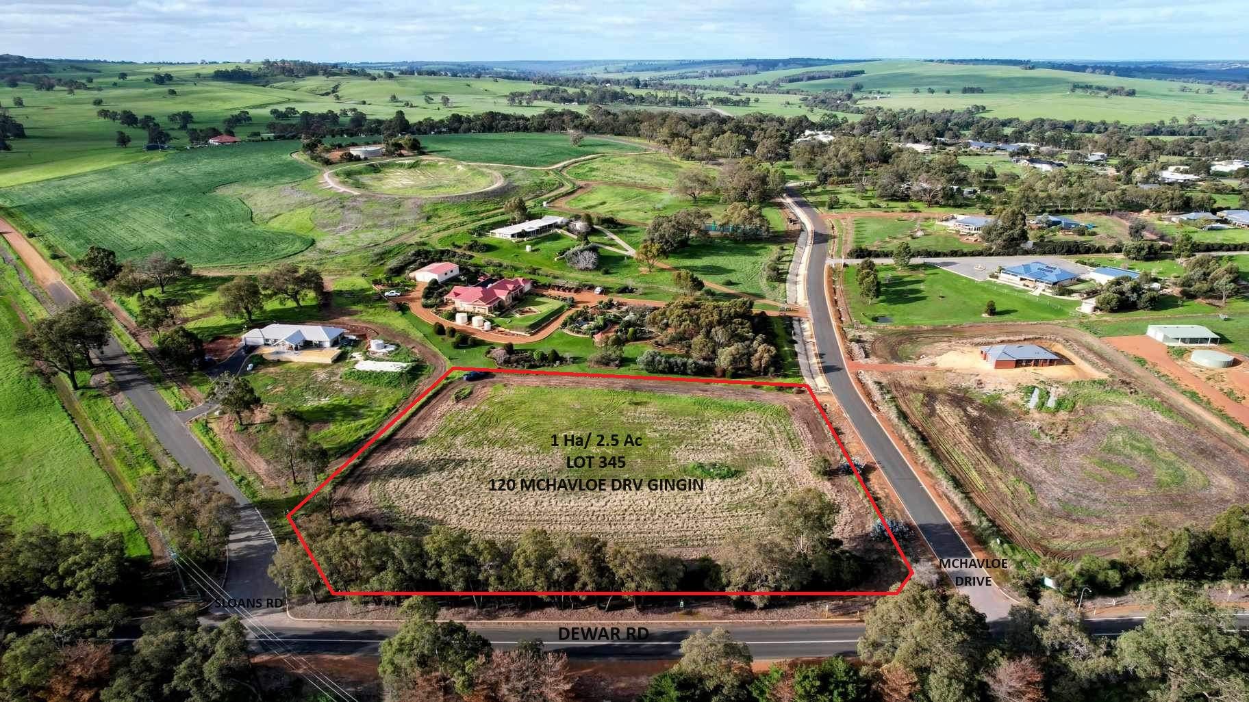 Vacant land in 120 McHavloe Drive, GINGIN WA, 6503