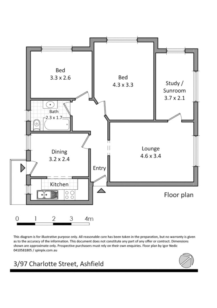 3/97 Charlotte Street, Ashfield NSW 2131, Image 1