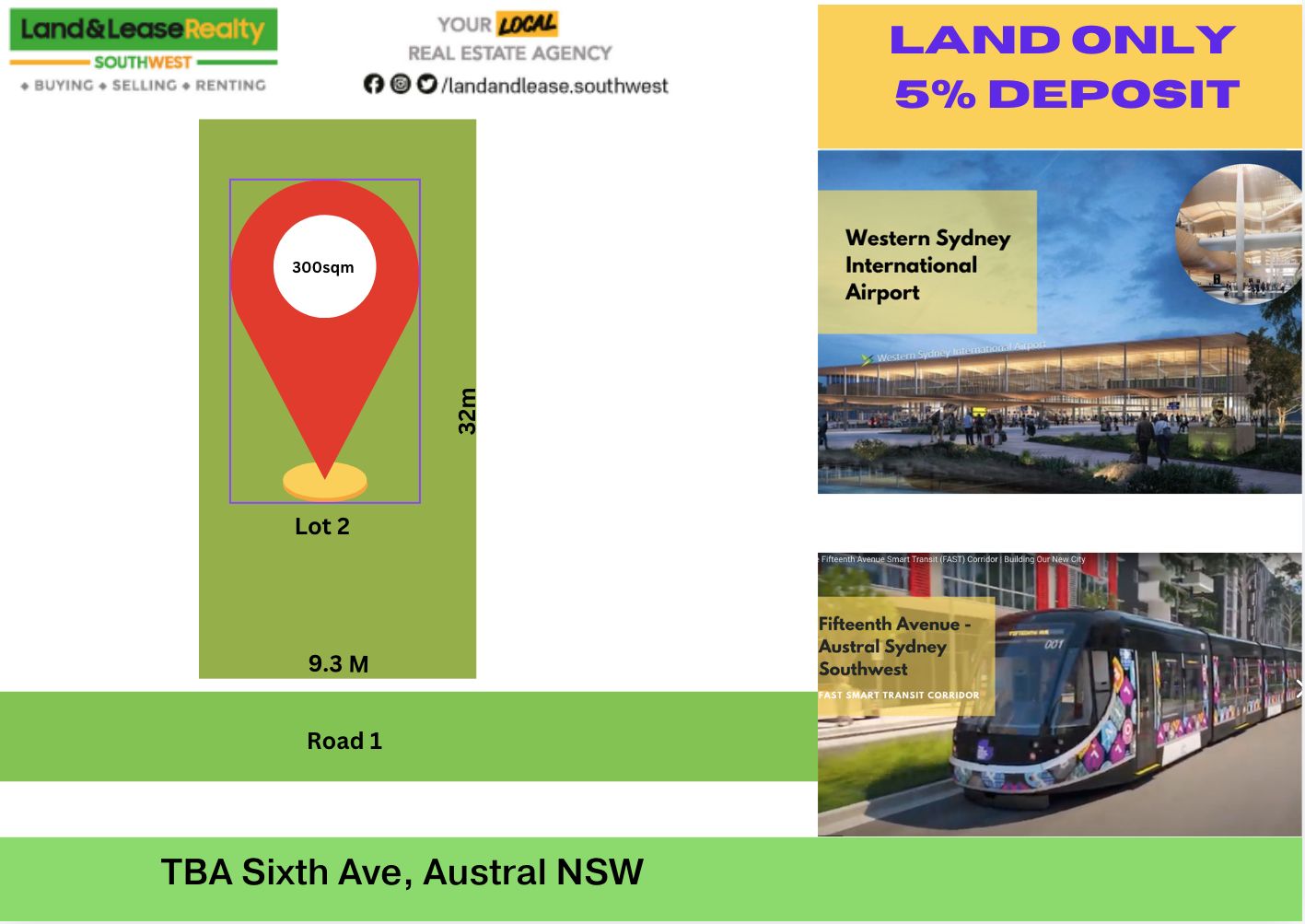 Vacant land in Lot 2/TBA Narrami Road, AUSTRAL NSW, 2179