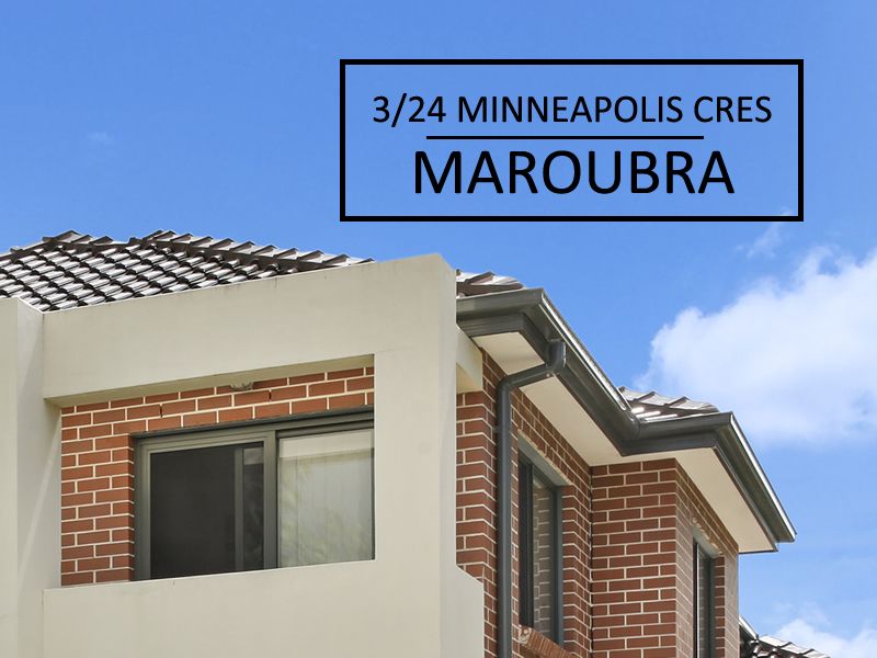 3 bedrooms Townhouse in 3/24 Minneapolis Crescent MAROUBRA NSW, 2035