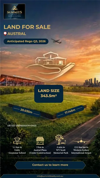 Generous Frontage | Prime Parcel | Build Your Vision, Austral