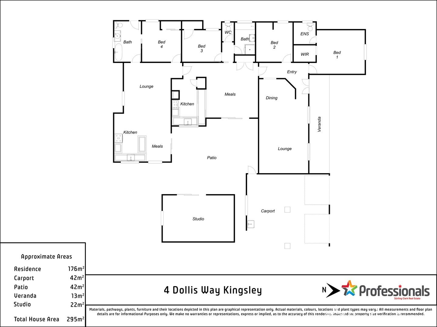 4 bedrooms House in 4 Dollis Way KINGSLEY WA, 6026