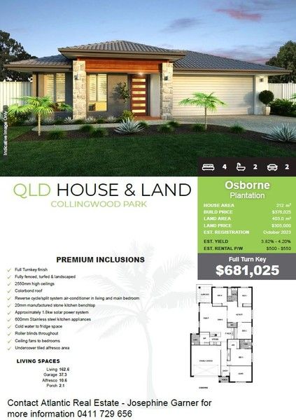 4 bedrooms New House & Land in  COLLINGWOOD PARK QLD, 4301