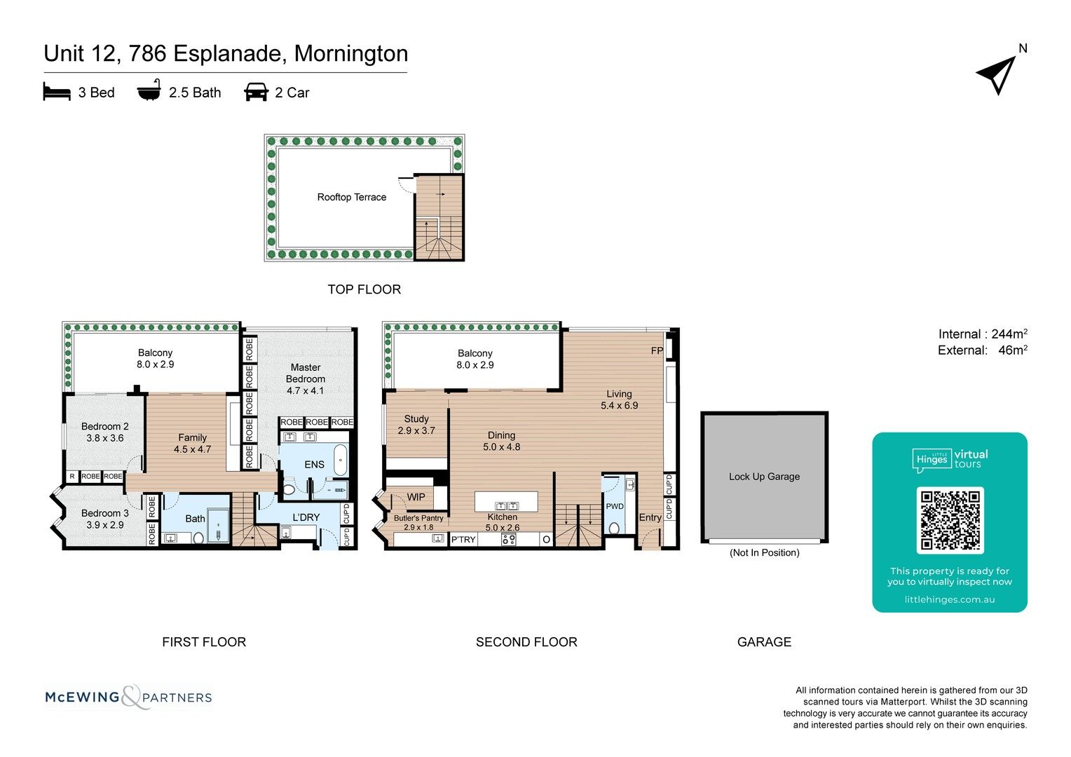 4 bedrooms Apartment / Unit / Flat in 12/786 Esplanade MORNINGTON VIC, 3931
