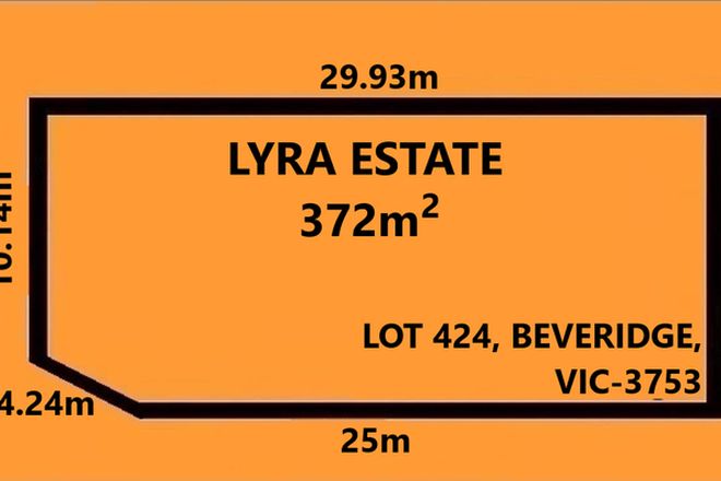 Picture of Lot 424 Spafield Road, BEVERIDGE VIC 3753