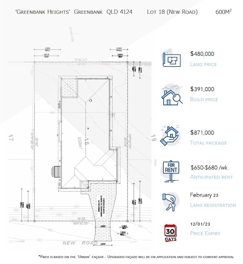 Lot 18 TBA, Greenbank QLD 4124 Domain