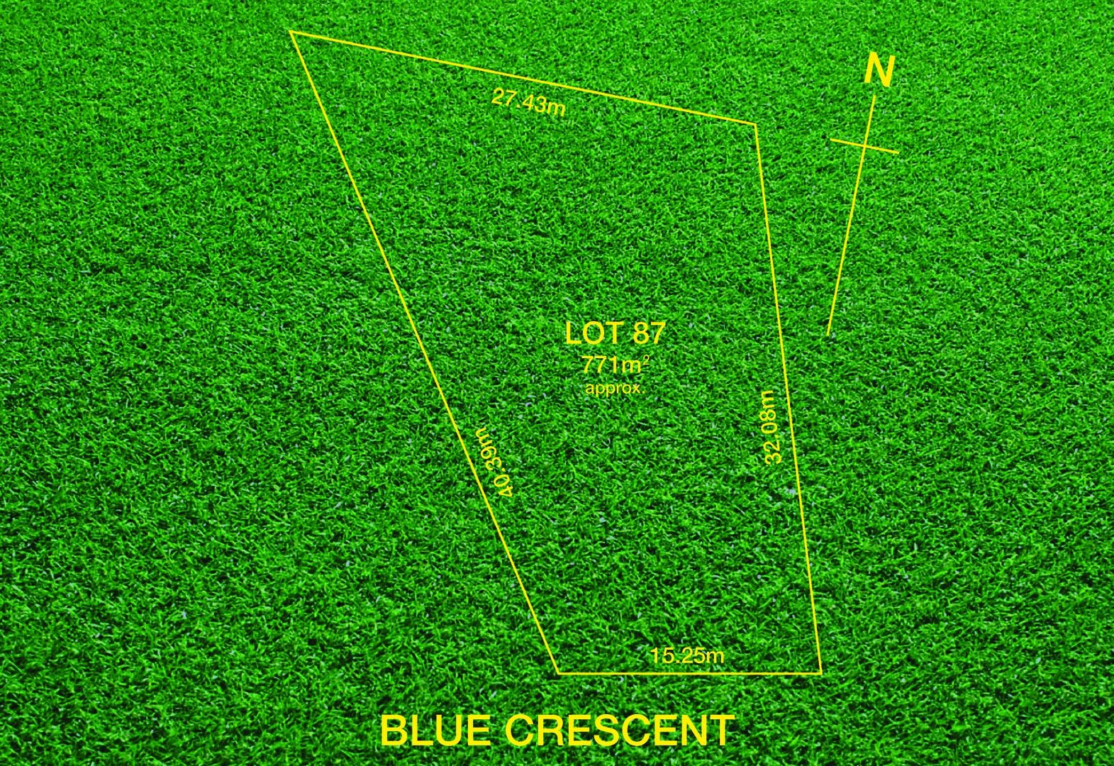 Vacant land in 18 Blue Crescent, WOODFORDE SA, 5072