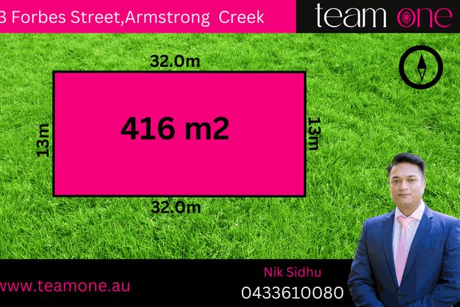 Picture of 3 Forbes Street, ARMSTRONG CREEK VIC 3217