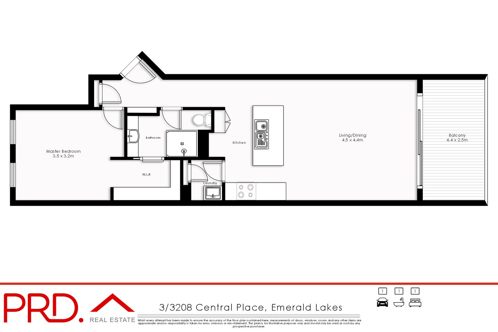 3/3208 Central Place, Carrara QLD 4211, Image 1
