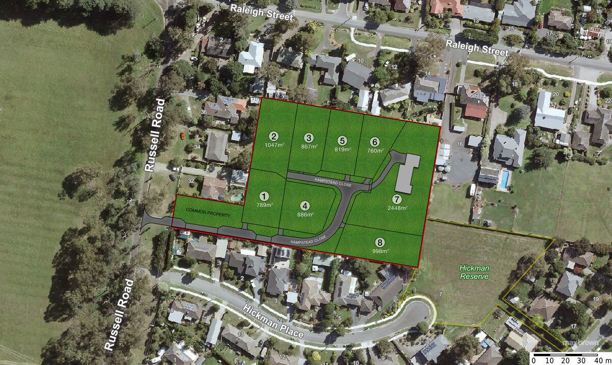 Vacant land in 1-6 Hampstead Close, SEVILLE VIC, 3139
