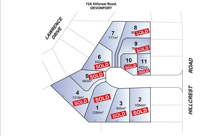 Picture of Lot 7 72a Hillcrest Road, DEVONPORT TAS 7310