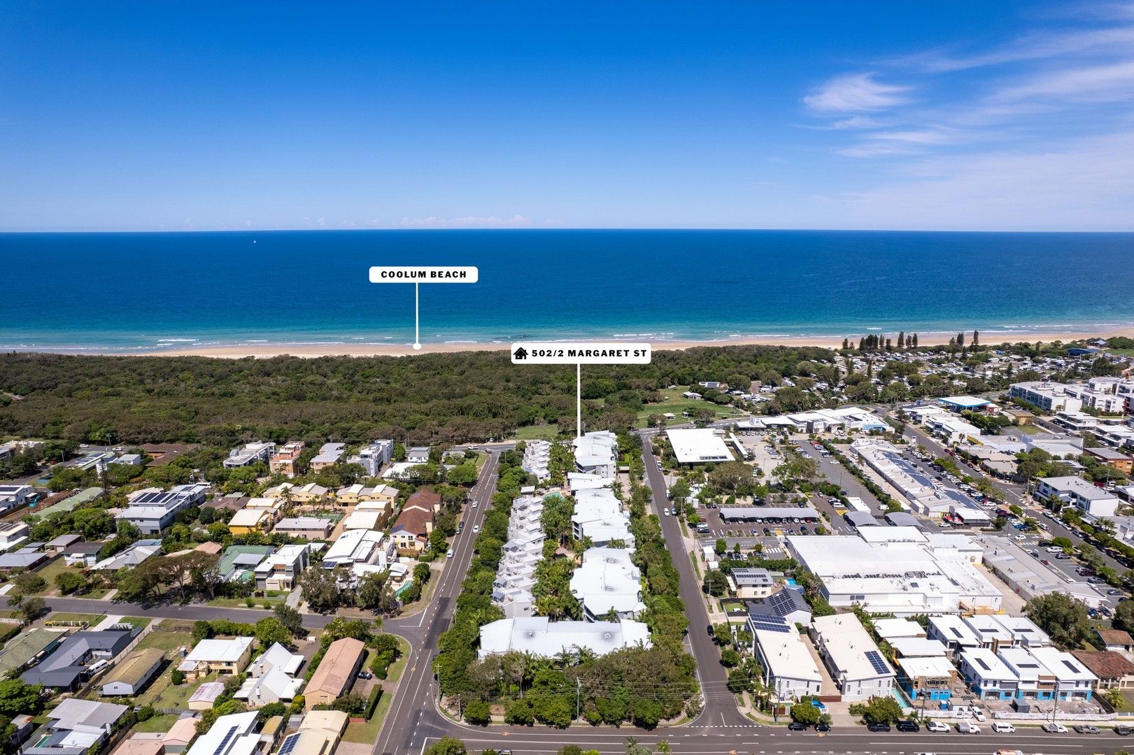 2 bedrooms Apartment / Unit / Flat in 502/2 Margaret Street COOLUM BEACH QLD, 4573