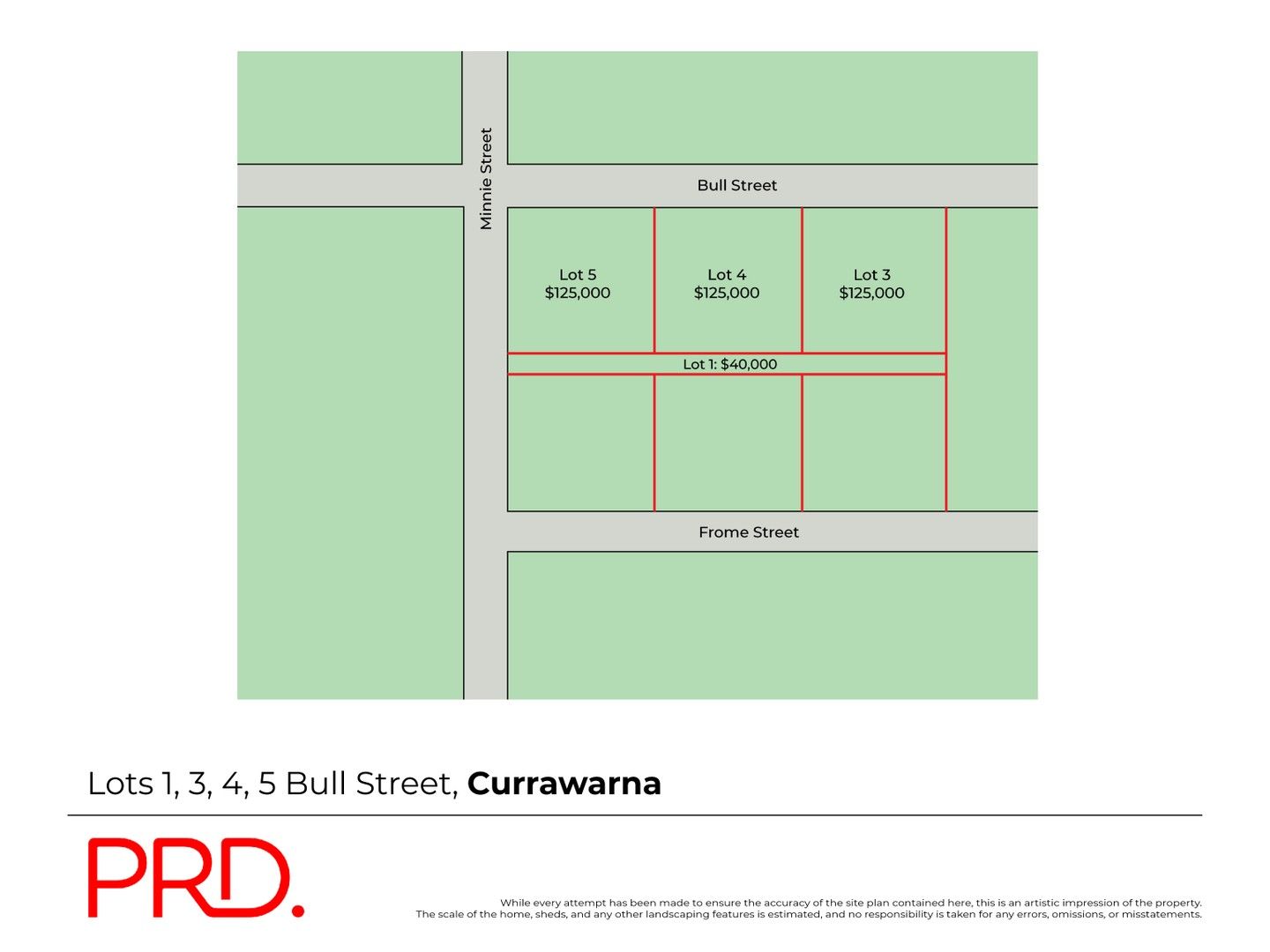 Vacant land in Lot 3, 5 & 6 Bull Street, CURRAWARNA NSW, 2650