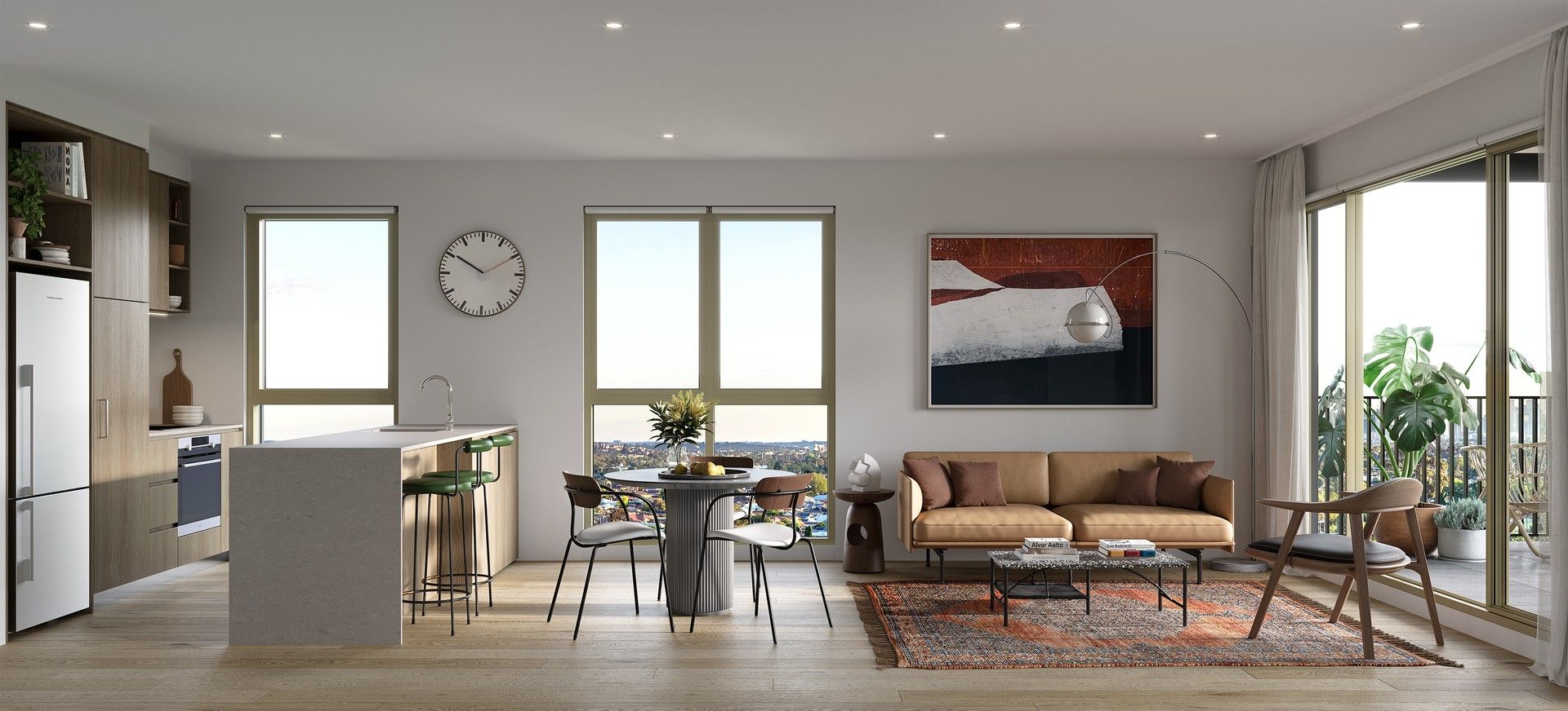 2 bedrooms Apartment / Unit / Flat in 202A/9S Wardens Walk COBURG VIC, 3058
