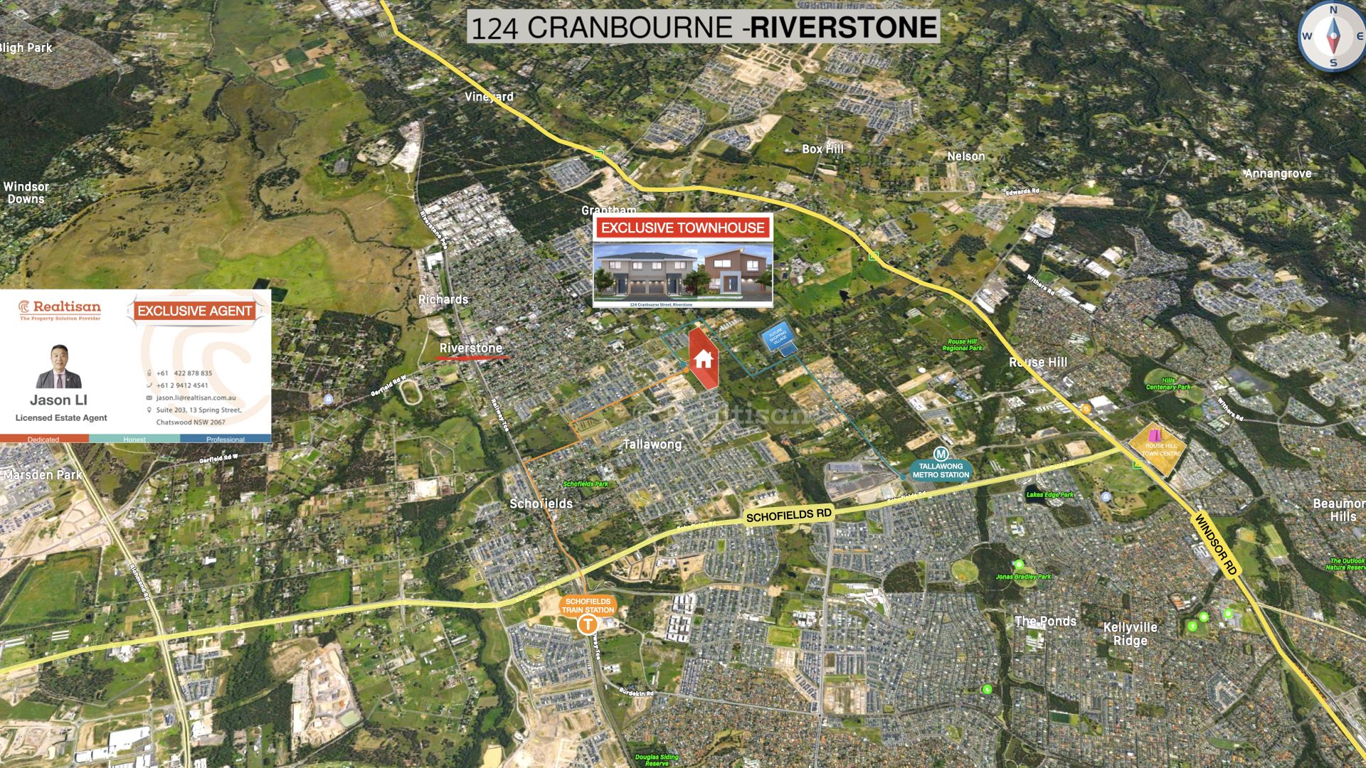 3 bedrooms Townhouse in 124 Cranbourne Street RIVERSTONE NSW, 2765