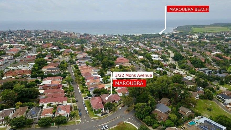 2 bedrooms Apartment / Unit / Flat in 3/22 Mons Avenue MAROUBRA NSW, 2035