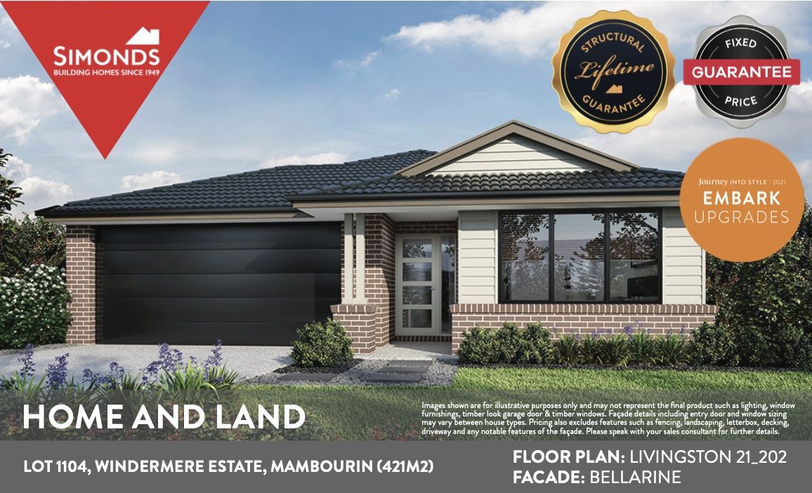 4 bedrooms New House & Land in 1104 Generation Crescent WYNDHAM VALE VIC, 3024