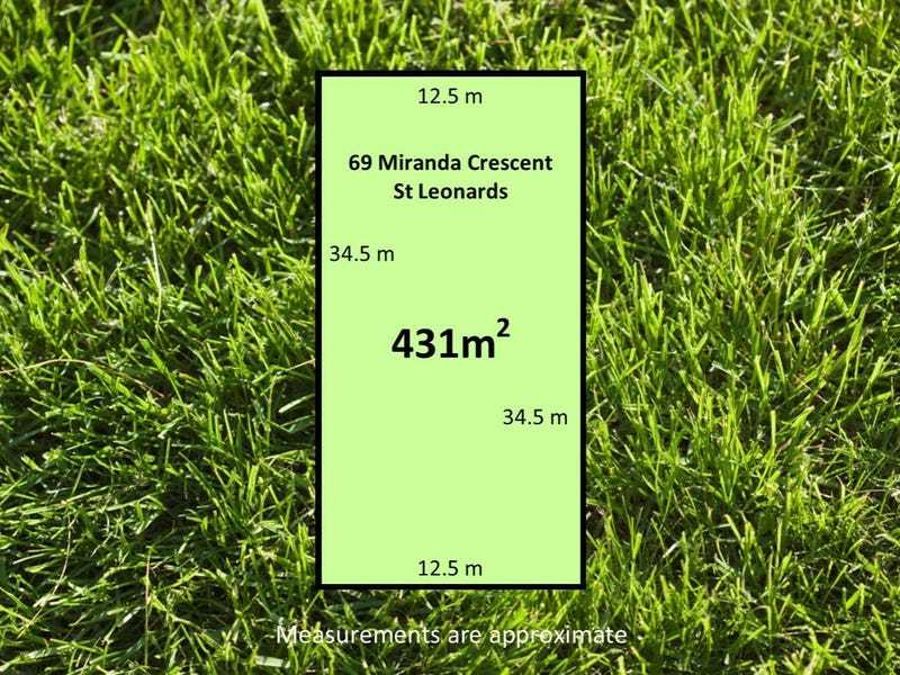 Vacant land in 69 Miranda Crescent, ST LEONARDS VIC, 3223