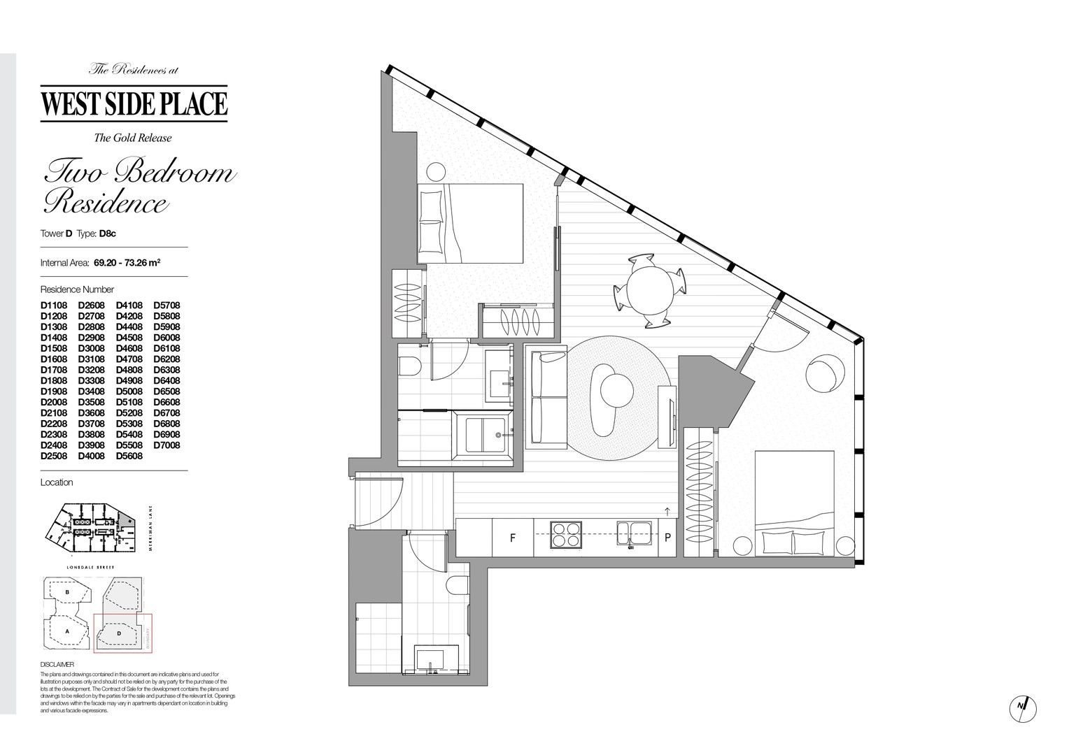 2 bedrooms Apartment / Unit / Flat in 651-669 Lonsdale St MELBOURNE VIC, 3000