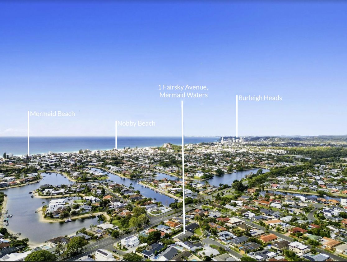 4 bedrooms House in 1 Fairsky Avenue MERMAID WATERS QLD, 4218