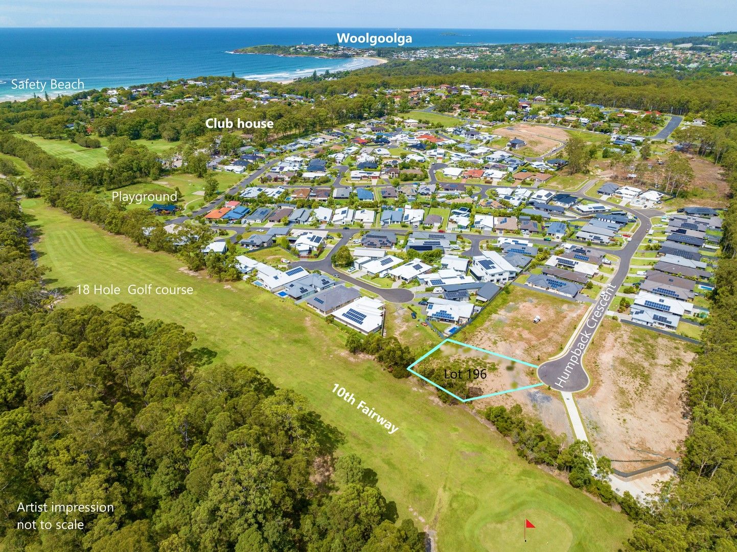 Lot 196 Humpback Crescent, Safety Beach NSW 2456 Domain