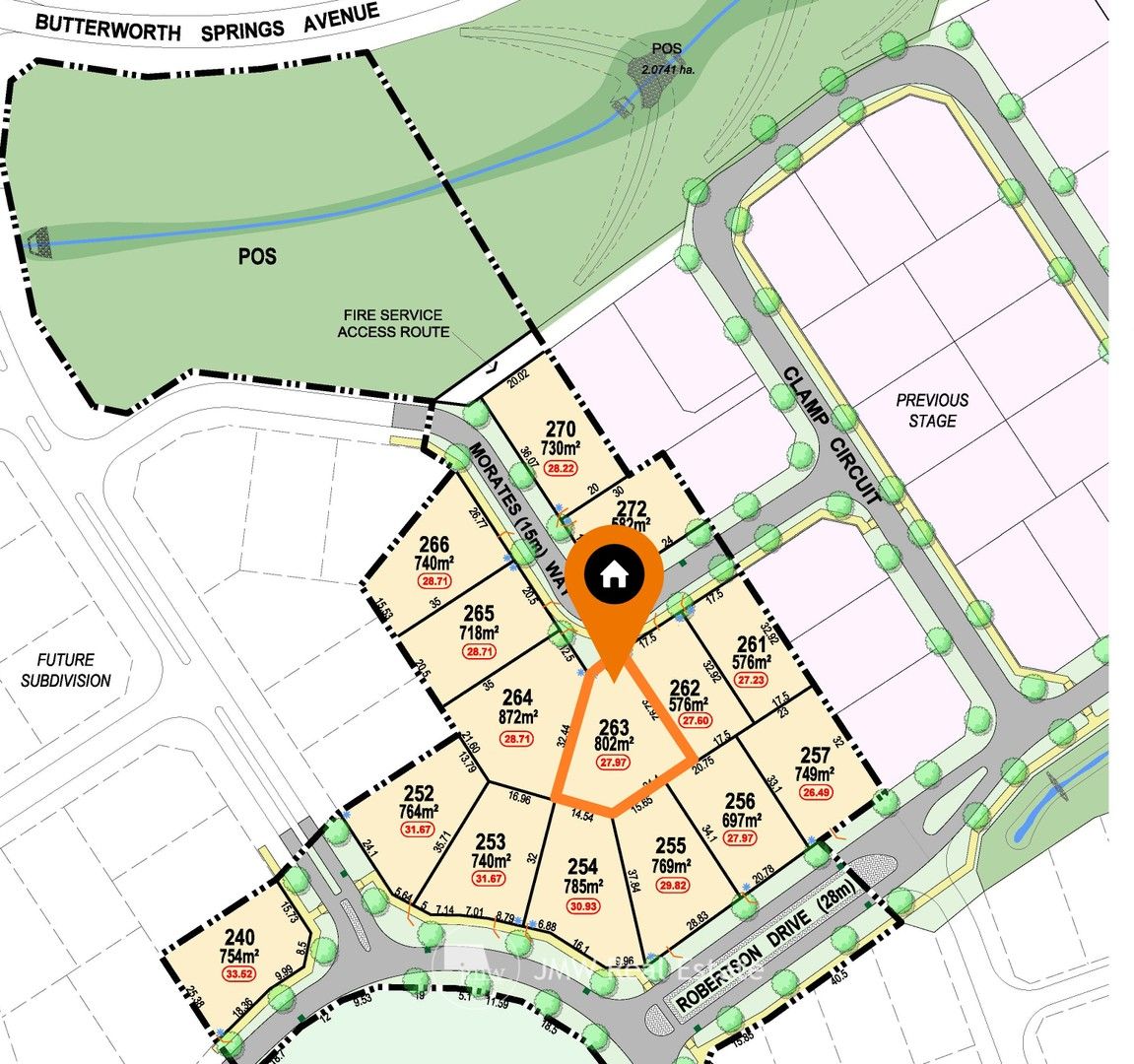 Vacant land in Lot 263 Morates Way, CAPE RISE Stage 4, DUNSBOROUGH WA, 6281