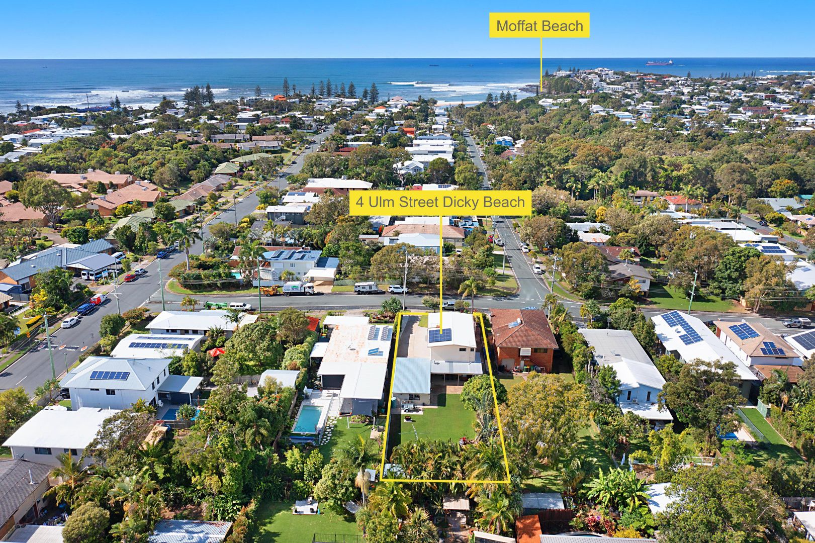 4 Ulm Street, Dicky Beach Property History & Address Research Domain