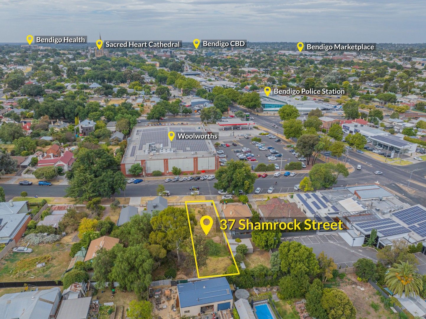 Vacant land in 37 SHAMROCK STREET, GOLDEN SQUARE VIC, 3555