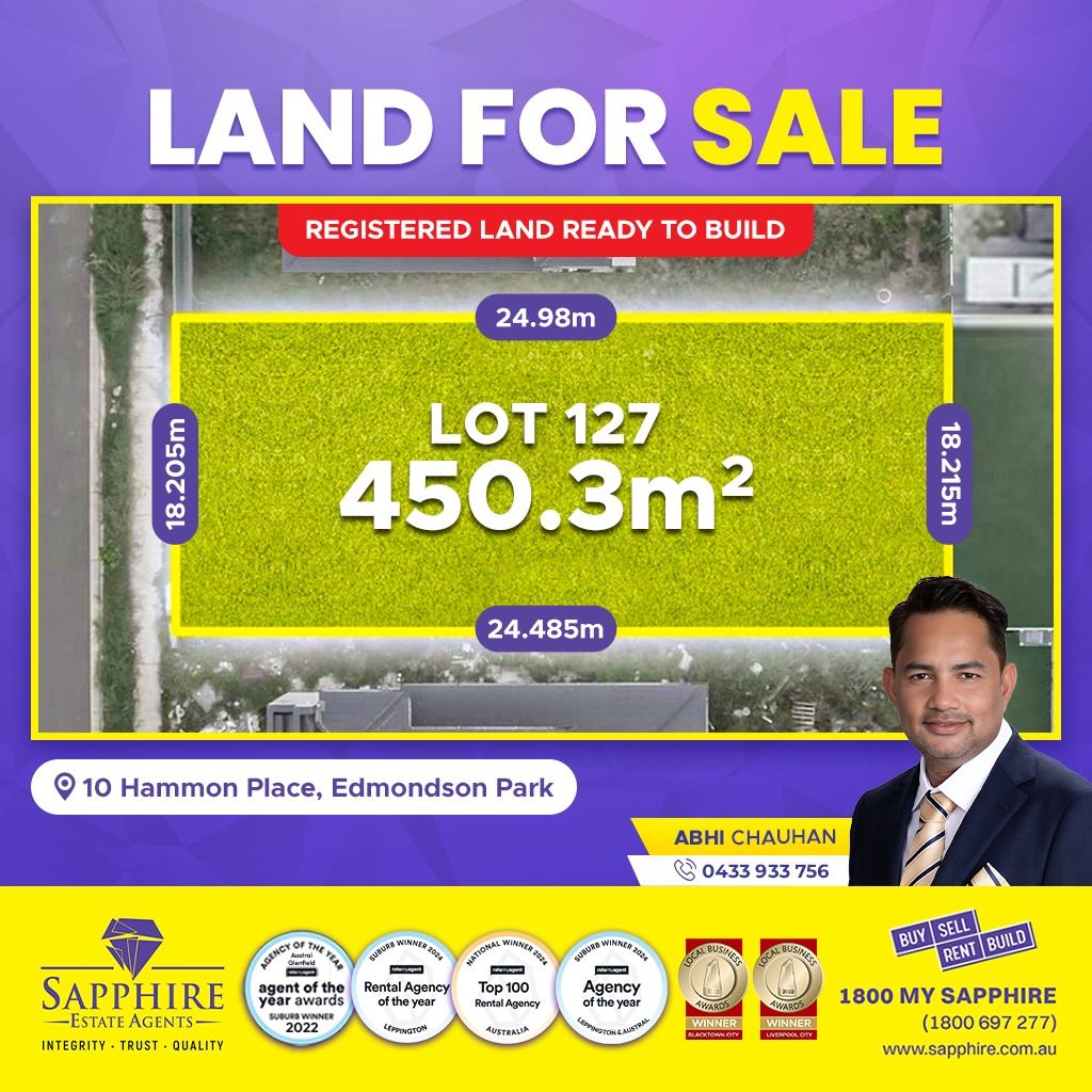 Vacant land in 10 Hammon Place, EDMONDSON PARK NSW, 2174
