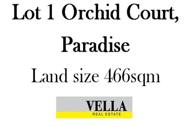 Picture of Lot 1 Orchid Court (off Avenue Road), PARADISE SA 5075