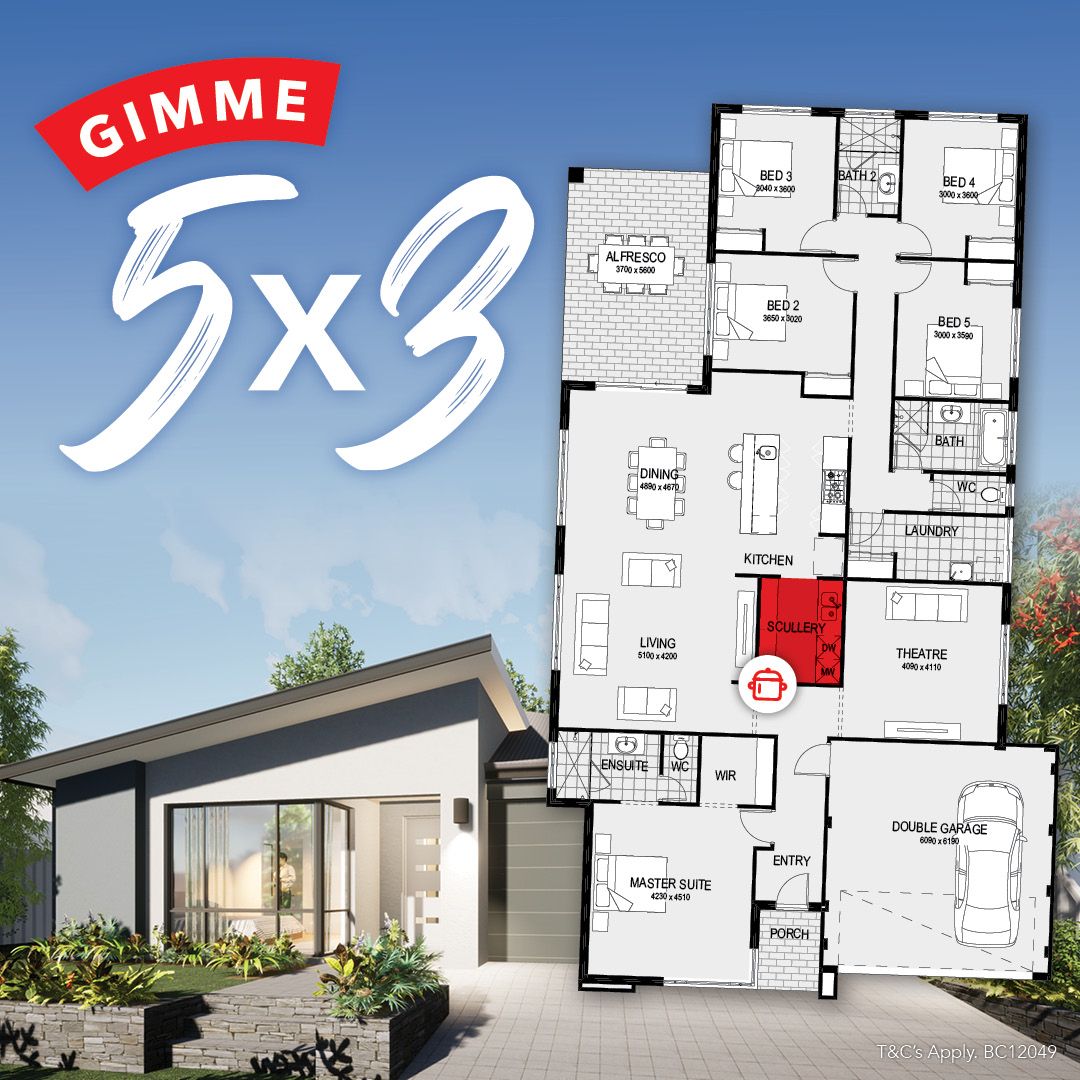 5 bedrooms New House & Land in Lot 532 Scallop Entrance VASSE WA, 6280