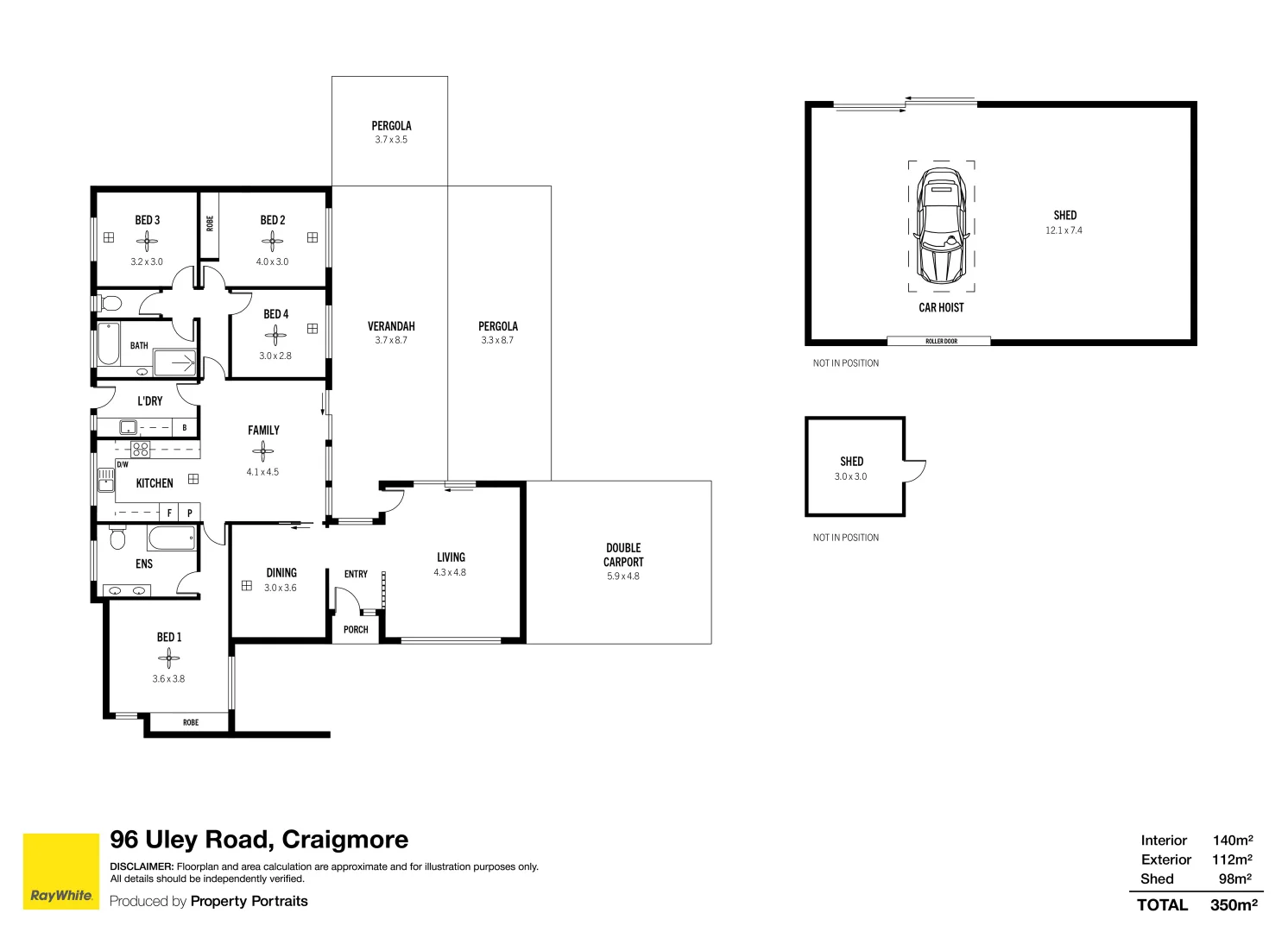 96 Uley Road, Craigmore SA 5114 | Domain