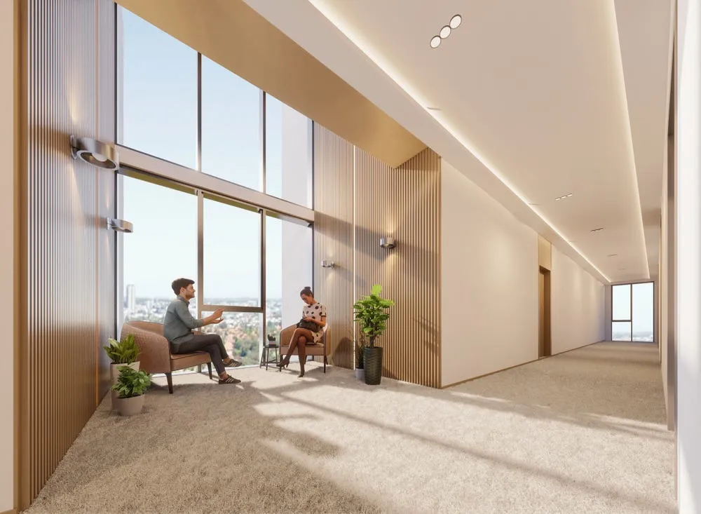Over-sized two bedroom with study room and big balcony