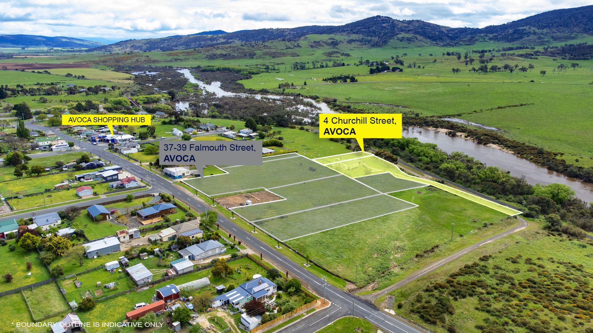 4 Churchill Street & 3739 Falmouth Street, Avoca TAS 7213 Domain