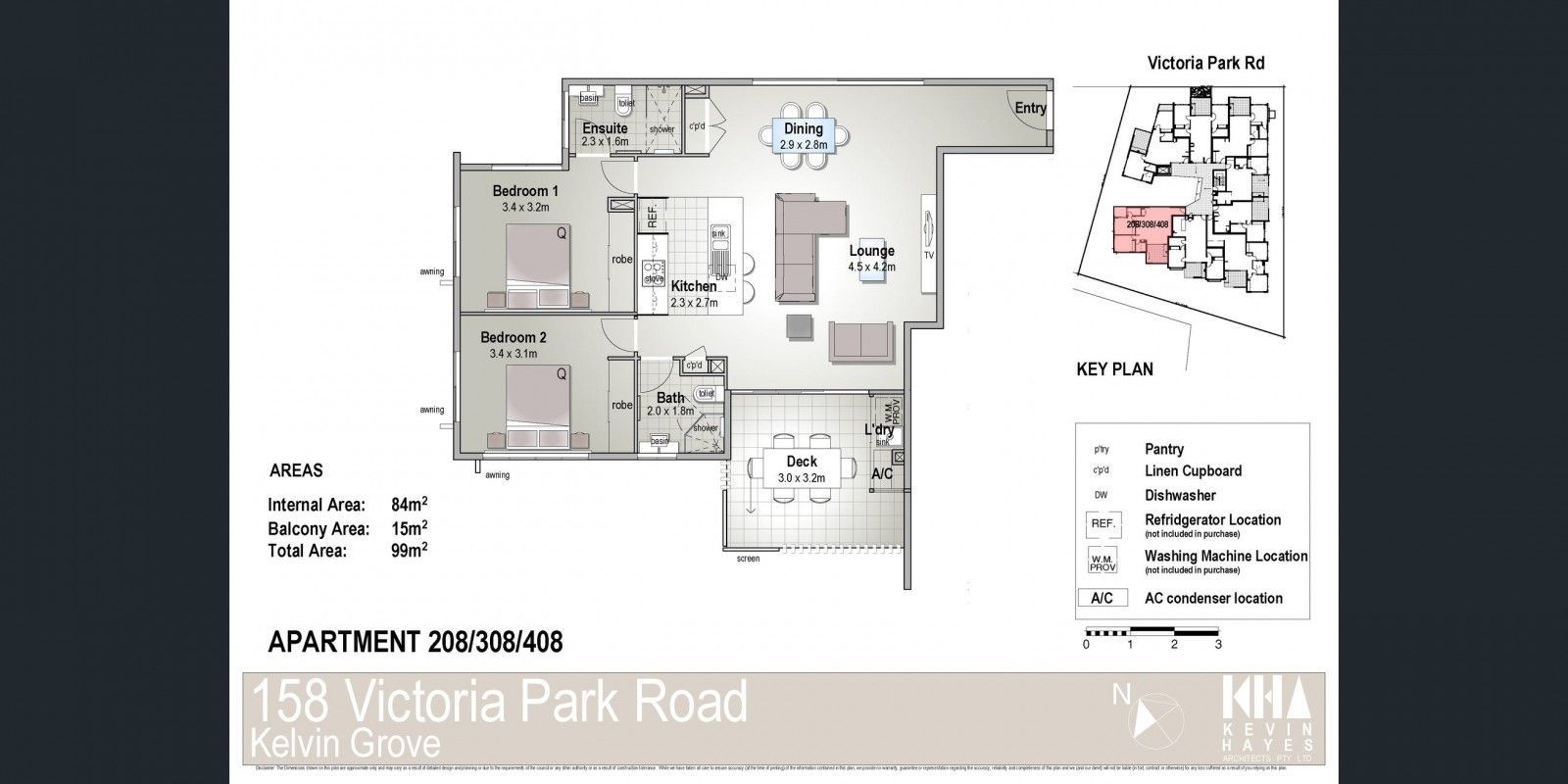 Kelvin Grove QLD 4059 2 beds apartment for Rent, 670 16722678 Domain