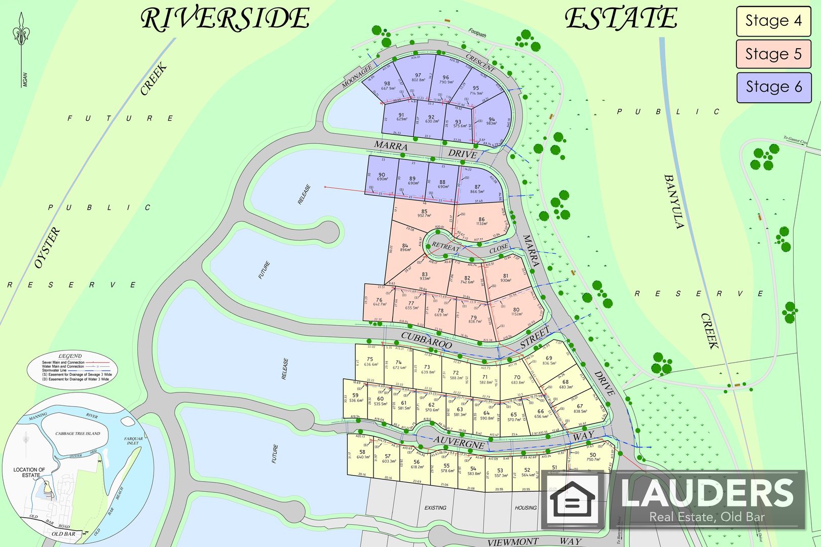 Lot 50 98 Riverside Estate, Old Bar NSW 2430 Domain