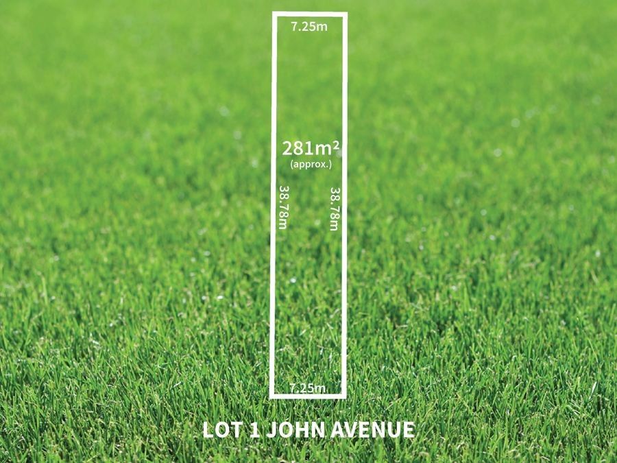 Vacant land in Proposed Lot 1, 14 John Avenue, TRANMERE SA, 5073